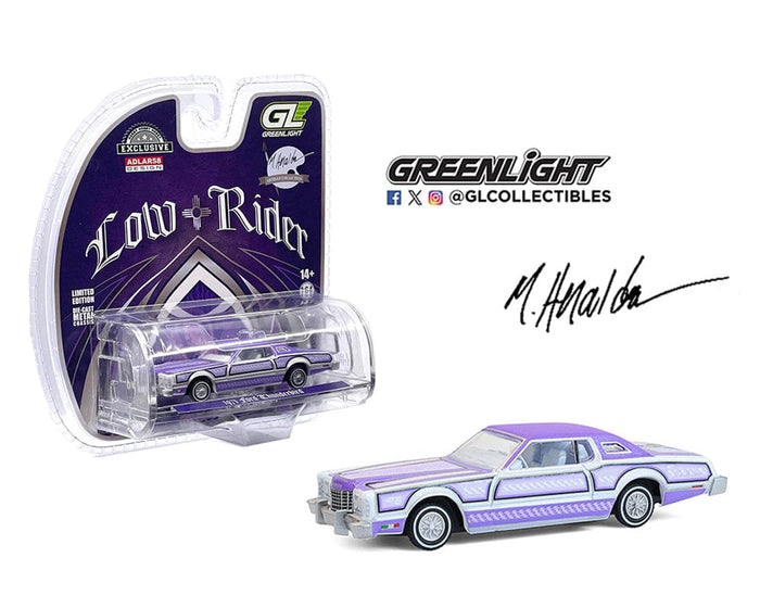1973 Ford Thunderbird Lowrider Michael Heralda Special Edition Greenlight 1/64 GL-2020003