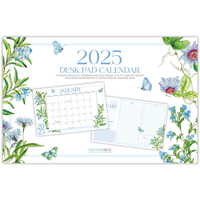 2025 Botanicals Desk Pad