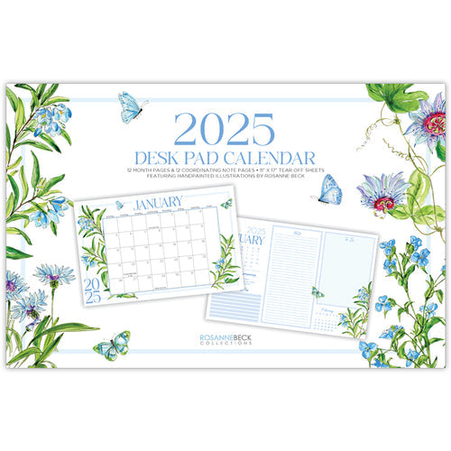 2025 Botanicals Desk Pad