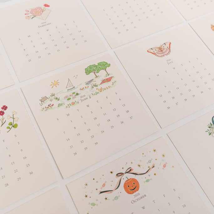 2026 Calendar with Easel