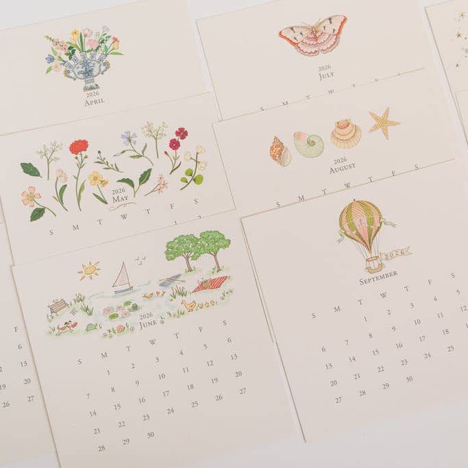 2026 Calendar with Easel