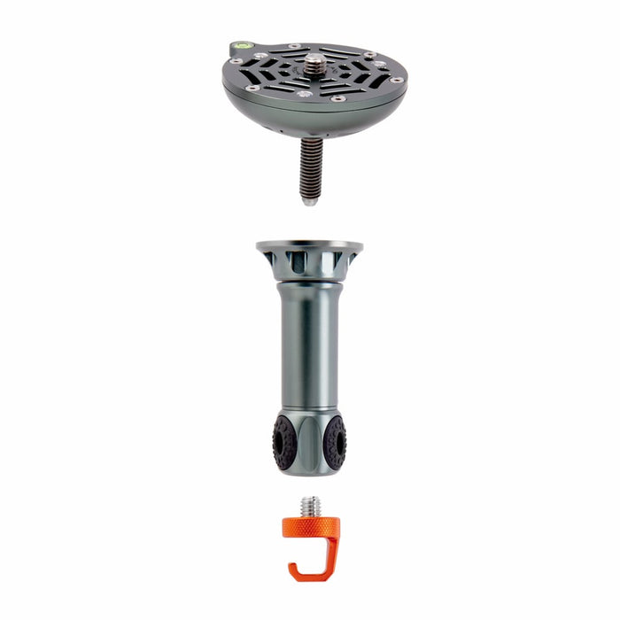3 Legged Thing 75mm Half Bowl Leveller – tripod accessory for quick, accurate camera levelling in video, panorama, and landscape photography.