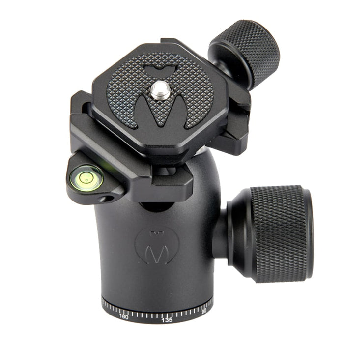 3 Legged Thing AirHed Pro Ball Head with twist clamp in matte black for professional photography and video stability.