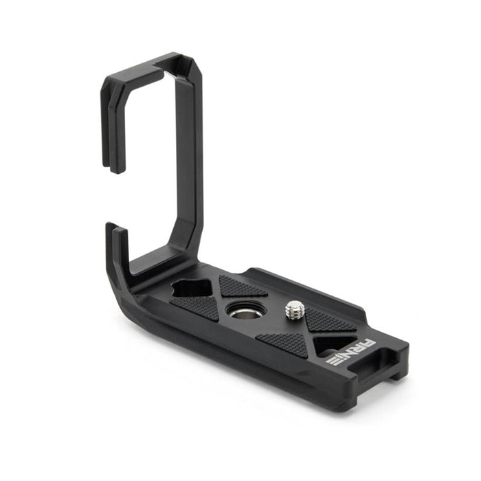 Arca-Swiss compatible L-bracket, crafted from aerospace-grade magnesium alloy. It fits various Sony cameras.