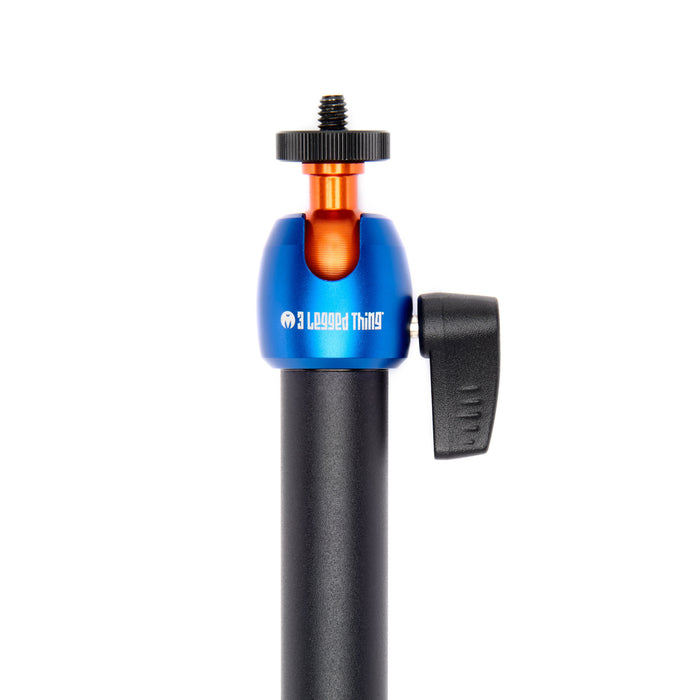 The versatile 3 Legged Thing Auxiliary Arm with Clamp is a lightweight accessory that securely supports devices up to 1 kg with flexible positioning.