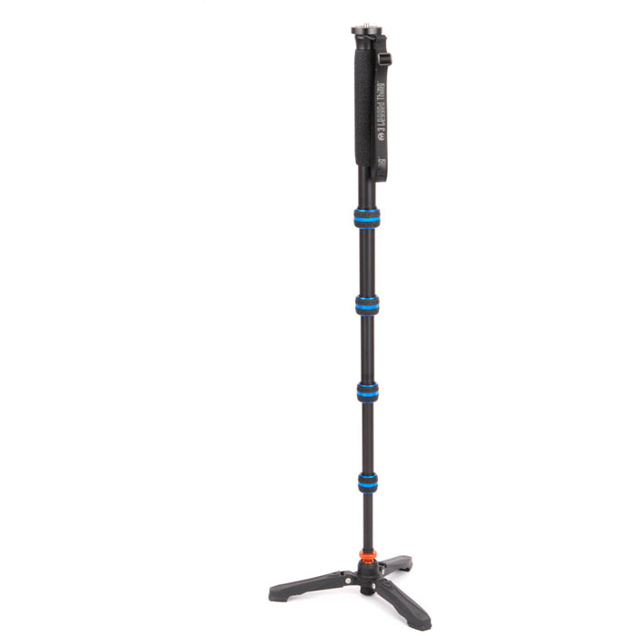 3 Legged Thing Taylor 2.0 Magnesium Alloy Monopod Kit with detachable foot stabiliser, designed for photography and videography.