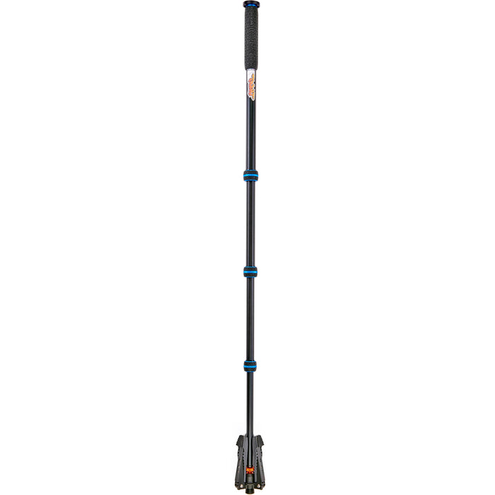 3 Legged Thing Trent Monopod Superkit in blue with interchangeable tripod footwear for professional stability.