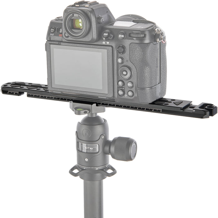 3 Legged Thing 300mm Ultra Plate in darkness finish with extended design and multiple mounting options.