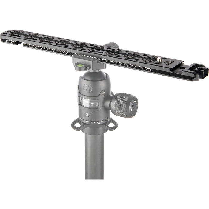 3 Legged Thing 300mm Ultra Plate in darkness finish with extended design and multiple mounting options.