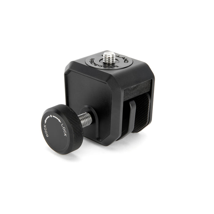 Window Mount Clamp for securely mounting cameras on vehicle windows, with rubber padding to protect glass.