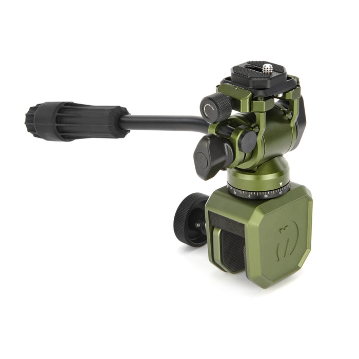 3LT Window Mount Clamp with AirHed Trinity for stable 360˚ camera panning.