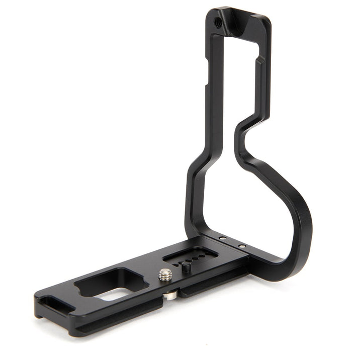 3 Legged Thing Zaara black L-Bracket custom-designed for Nikon Z9 with Arca-Swiss compatibility.