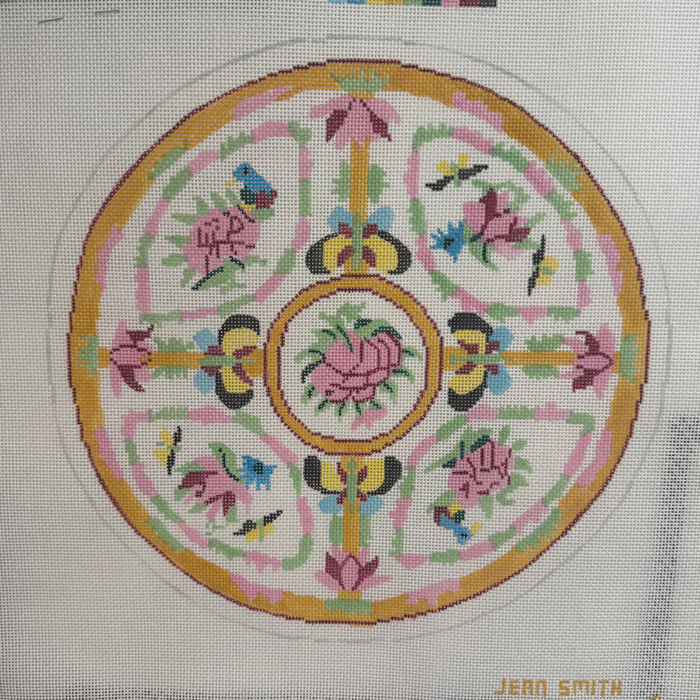 Rose Medallion Platter