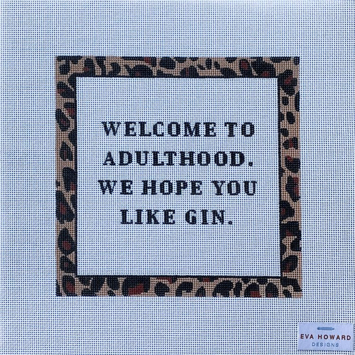 Adulthood Gin Canvas