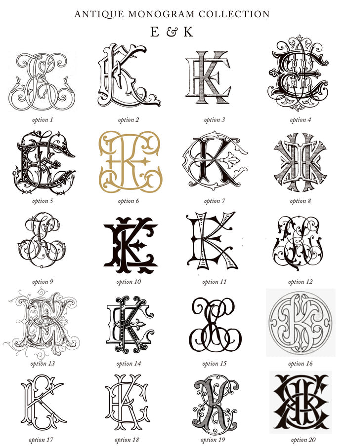 Antique Monogram