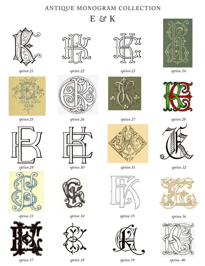 Antique Monogram