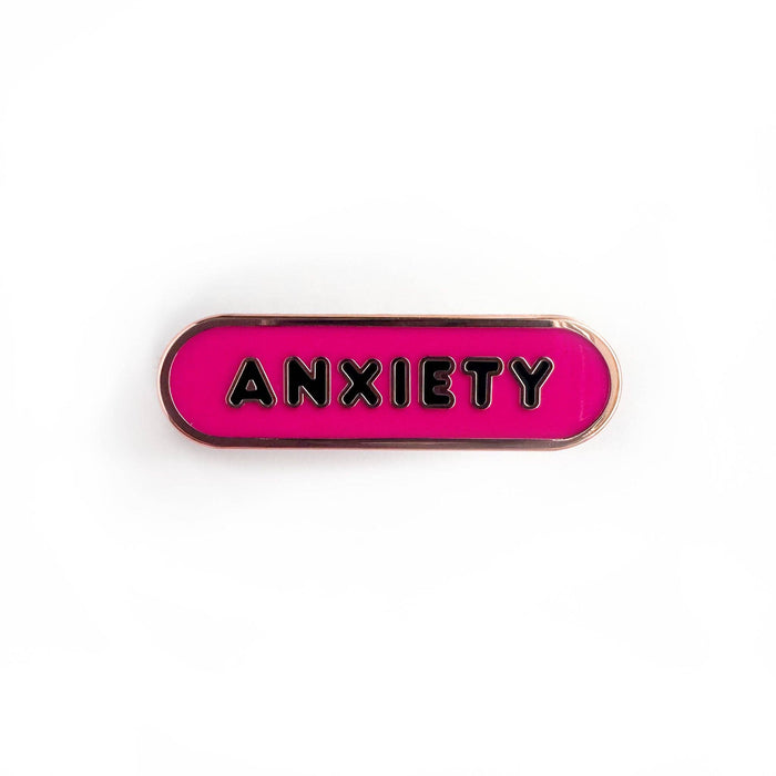Anxiety Accessibility Plaque Enamel Pin