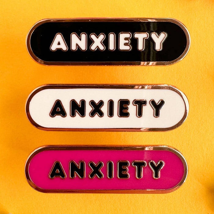 Anxiety Accessibility Plaque Enamel Pin
