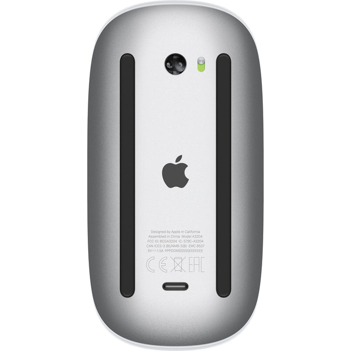 Apple Magic Mouse with a sleek Multi-Touch surface & slim wireless design, featuring the updated USB-C charging port.