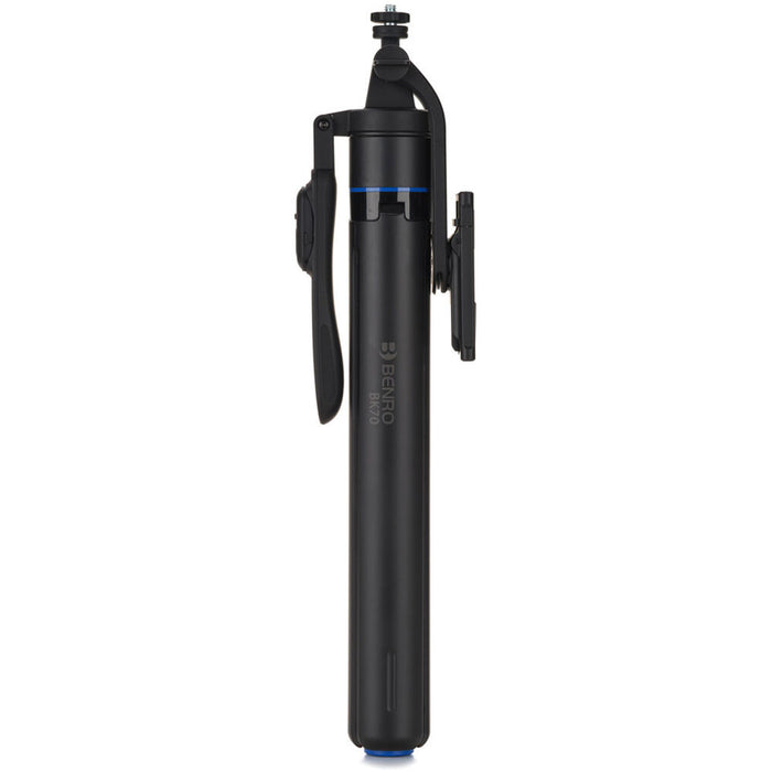 Benro selfie stick tripod with Bluetooth remote and phone clamp