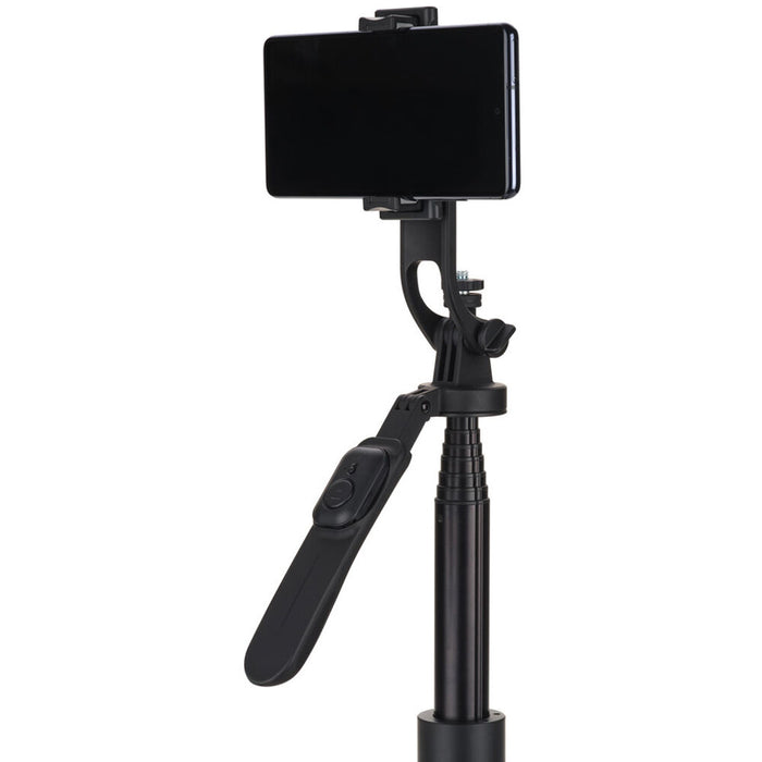 Benro selfie stick tripod with Bluetooth remote and phone clamp