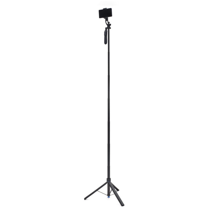 Benro selfie stick tripod with Bluetooth remote and phone clamp