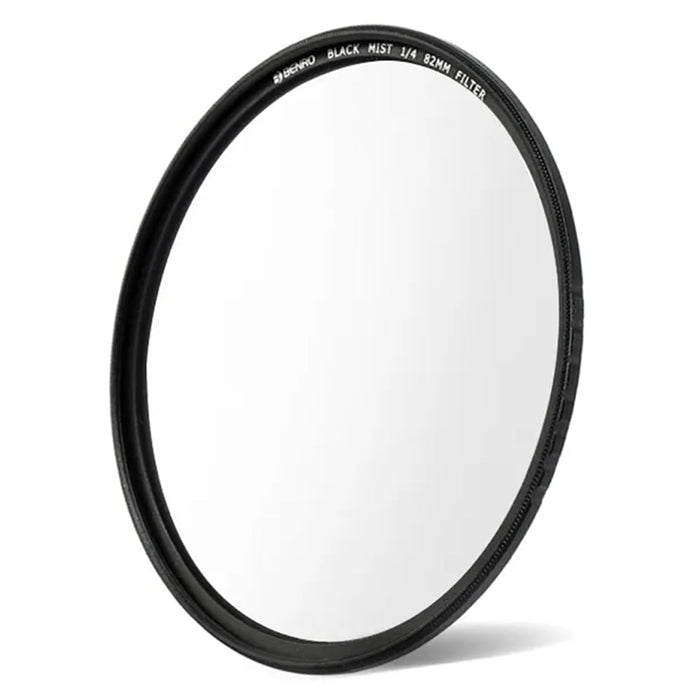 Benro 82mm Black Mist 1/4 Filter – softens highlights and reduces contrast for a cinematic look, perfect for portraits and creative filming.