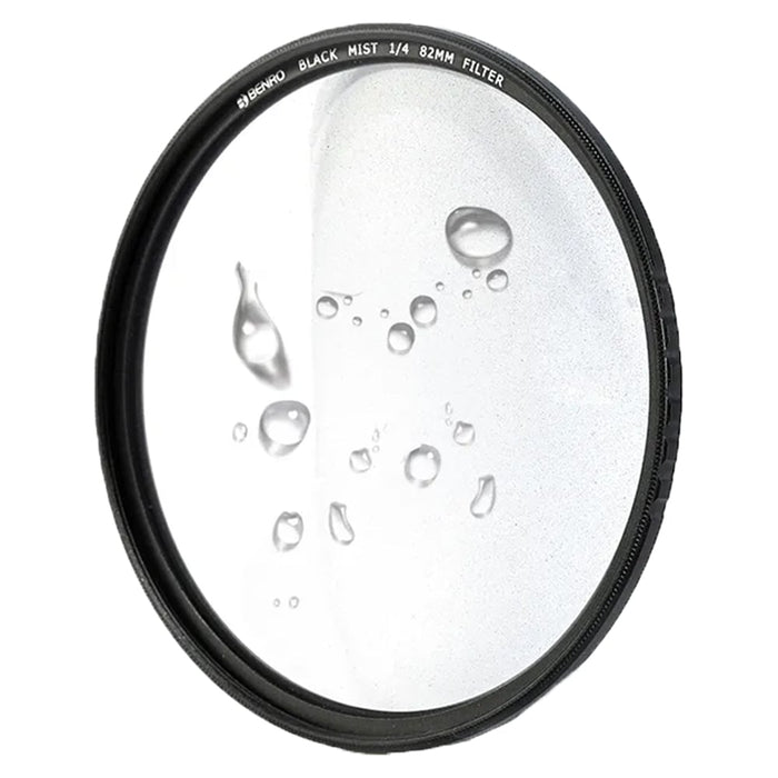 Benro 82mm Black Mist 1/4 Filter – softens highlights and reduces contrast for a cinematic look, perfect for portraits and creative filming.