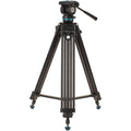 Benro KH25PC fluid video tripod with 6.8kg capacity and 60mm bowl system.