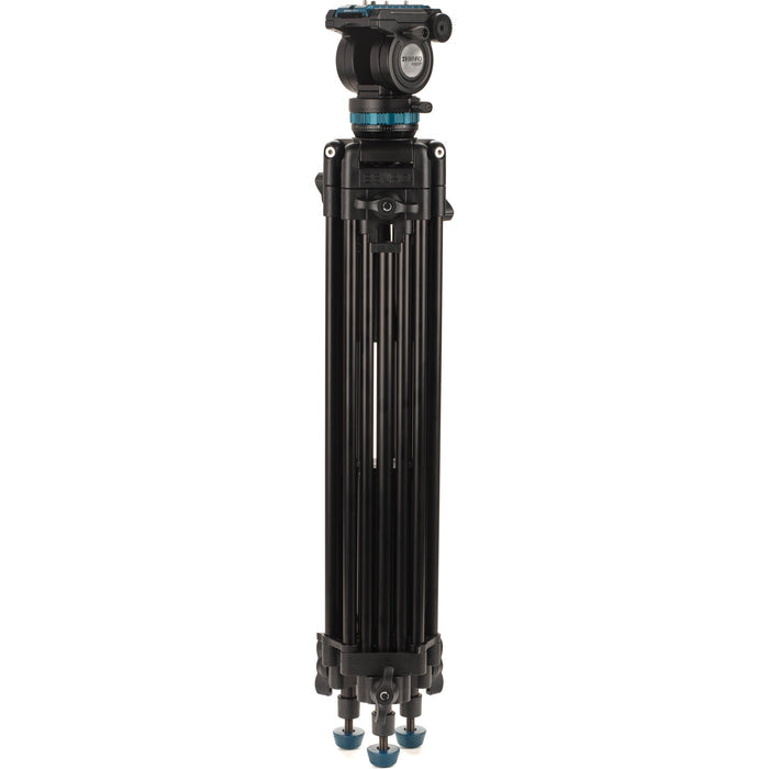 Benro KH25PC fluid video tripod with 6.8kg capacity and 60mm bowl system.