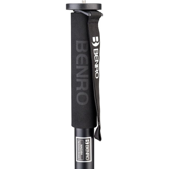 Benro MAD38A Adventure Series 3 Aluminium Monopod, durable and lightweight monopod with flip-lock sections for sports and wildlife photography.