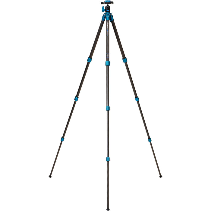 Benro SuperSlim Carbon Fibre Tripod with Ball Head – an ultra-lightweight yet durable tripod perfect for travel, featuring strong carbon fibre legs and smooth ball head control.