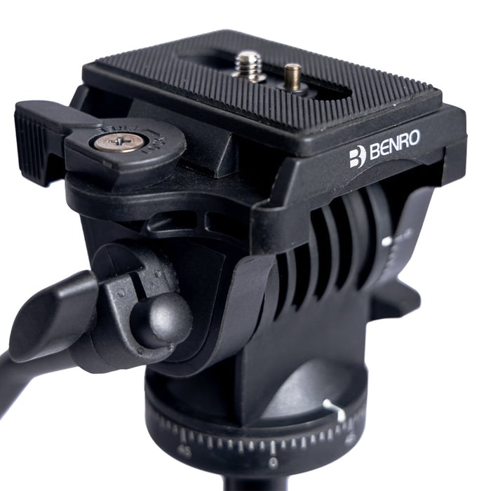 Benro T891 Aluminium Photo and Video Tripod - tripod head