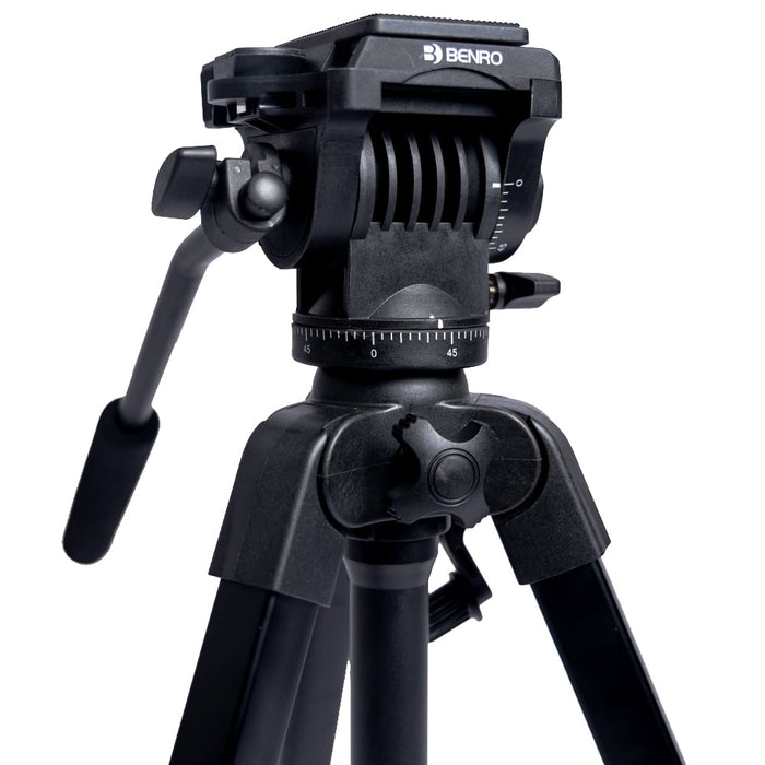 Benro T891 Aluminium Photo and Video Tripod - tripod with head