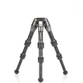 Benro Tortoise Columnless Carbon Fibre Tripod folded compactly, showcasing lightweight, stable travel design with carbon fiber legs and twist locks.