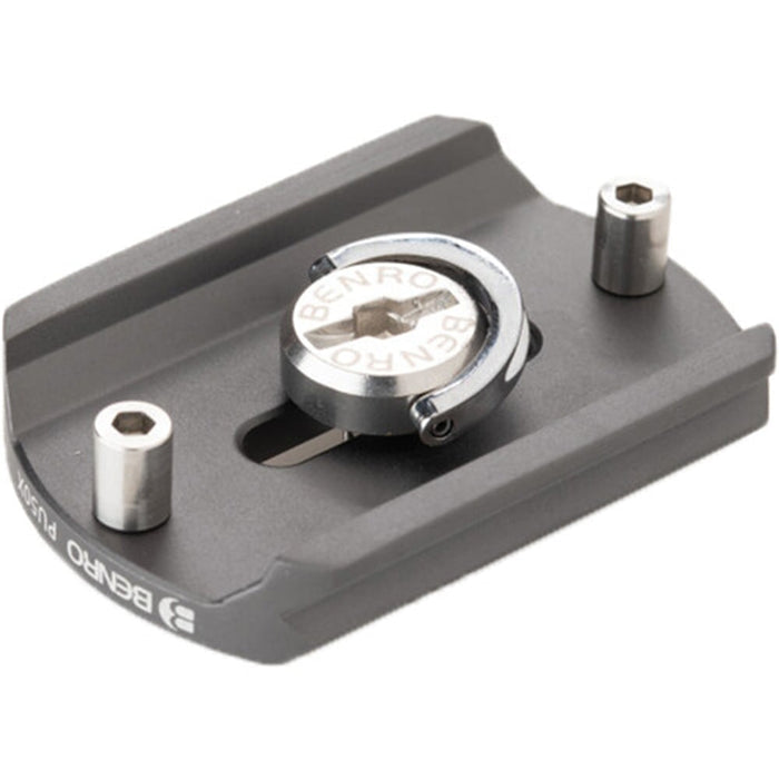 Benro VX20 Two‑Series Arca‑type aluminum ball head in black with ergonomic control knobs for smooth pan and tilt adjustments.