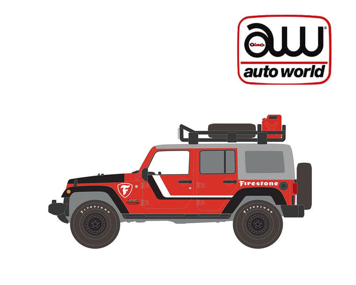 Big Country Collection 2025 Release 1 2018 Jeep Wrangler Firestone Field Agent Auto World 1/64 AWSP200-24