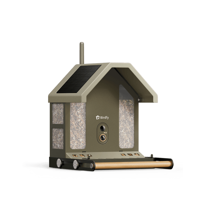 Birdfy Feeder Metal 2 - Mangeoire Métallique Anti‑Rongement 4K Pour Oiseaux