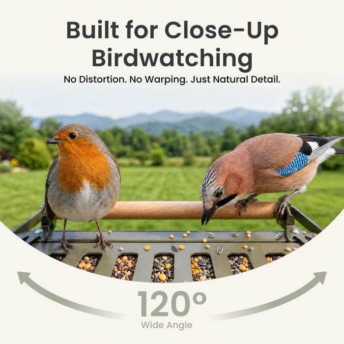 Birdfy Feeder Metal 2 - Mangeoire Métallique Anti‑Rongement 4K Pour Oiseaux