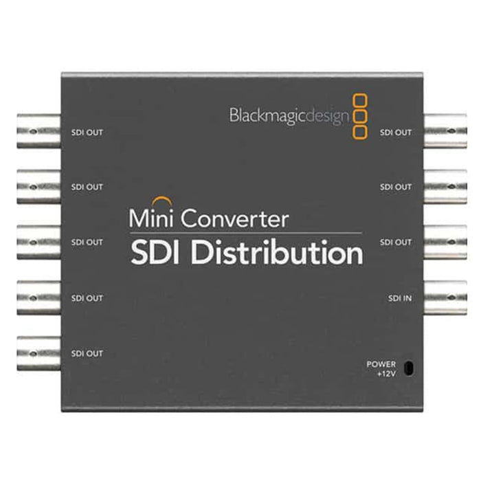 Take control of your post-production environment with the SDI distribution converter that enables up to 8 SDI outputs from one SD or HD-SDI connection.