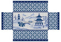 Blue Willow Brick Cover Canvas