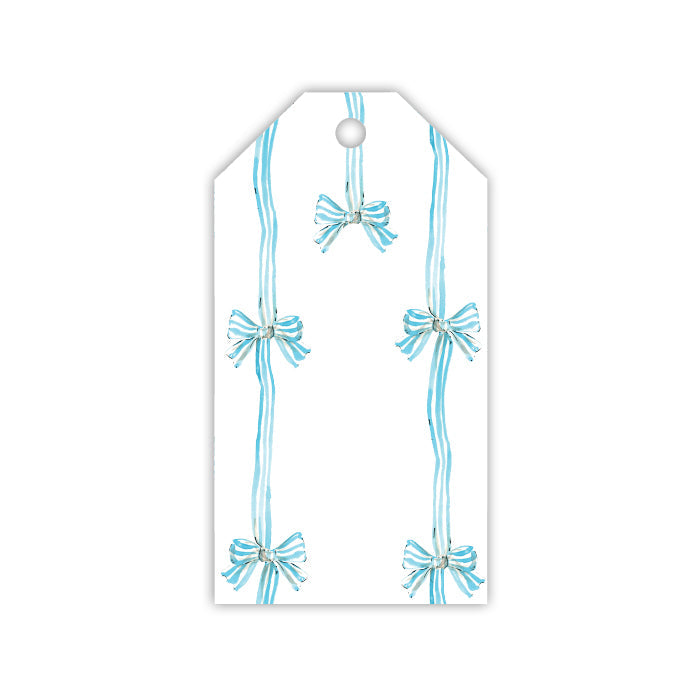 Bow Stripe Tags