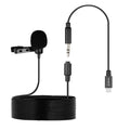 The Boya BY-M2 Clip-On Lavalier Microphone with Lightning Connection is an omnidirectional clip-on microphone that delivers clear and high-quality sound.