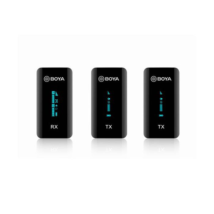 BOYA BY-XM6-S2 dual-channel wireless microphone kit