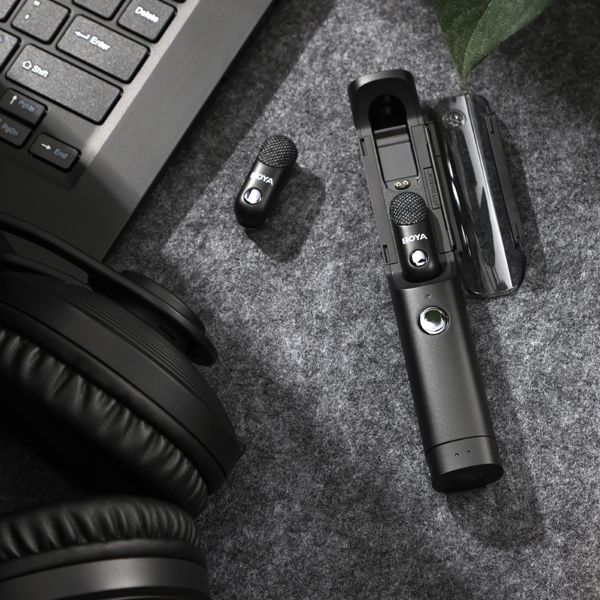 BOYA Magic: Multi-mic system with AI noise cancellation.