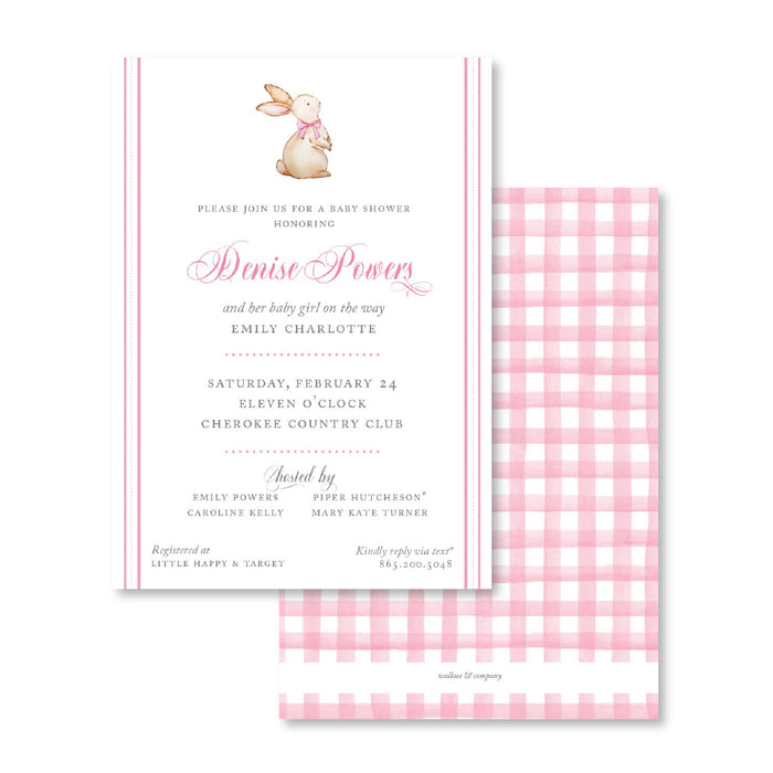 Bunny Invitations