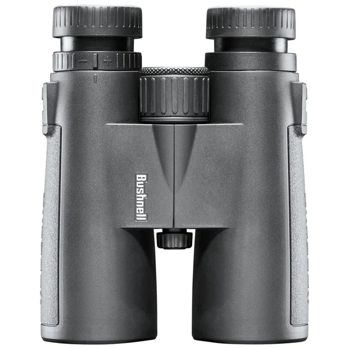 Bushnell 10x42 black binoculars with multi-coated lenses, and centre focus wheel.