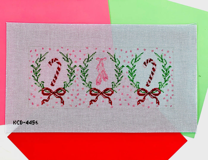 Candy Canes and Ballet Slippers Pillow