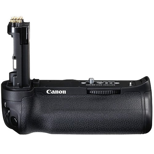 Enjoy longer shooting times and improved control in portrait orientation with the Canon BG-E20 Battery Grip for your EOS 5D Mark IV DSLR.