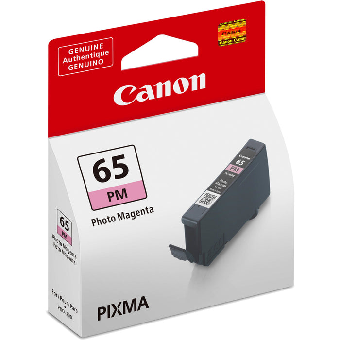 The Canon CLI-65 Photo Magenta Ink Tank is a specially formulated ink tank for the PIXMA PRO-200 Wireless Professional Inkjet Photo Printer.